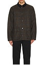 view 4 of 5 Bedale Check Wool Jacket in Brown