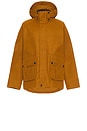 view 1 of 5 Re-engineered Hooded Wading Spey Showerproof Jacket in Bronze Brown