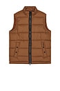 view 4 of 5 Offshore Quilted Gilet Vest in Umber