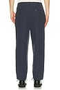 view 3 of 5 Cotton Linen Relaxed Trousers in Navy