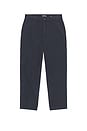view 5 of 5 Cotton Linen Relaxed Trousers in Navy