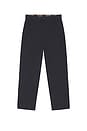 view 6 of 5 Yorklane Twill Trouser in Dark Navy