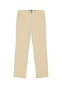 view 1 of 5 Comfort Stretch Tailored Trouser in Light Tan