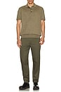 view 4 of 4 Buston Knit Polo in Uniform Green