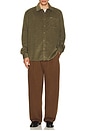 view 3 of 5 Bramside Relaxed Cord Shirt in Olive