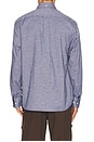 view 2 of 4 Nevis Authentic Textured Shirt in Navy Marl