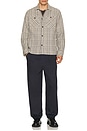 view 4 of 5 Alderney Houndstooth Overshirt in Whisper White