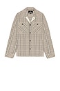 view 5 of 5 Alderney Houndstooth Overshirt in Whisper White