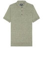 view 1 of 4 Buston Knit Polo in Dusty Green