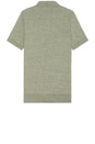 view 2 of 4 Buston Knit Polo in Dusty Green