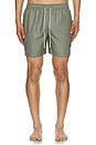 view 5 of 6 Shell Swim Short in Olive