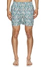 view 5 of 6 Devon Swim Short in Dusk Blue