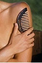 view 6 of 6 Crescent Comb in Tortoise
