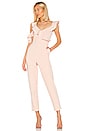 view 1 of 3 Ruffle Top Jumpsuit in Bare Pink