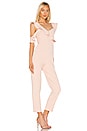 view 2 of 3 Ruffle Top Jumpsuit in Bare Pink