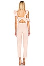 view 3 of 3 Ruffle Top Jumpsuit in Bare Pink