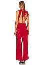 view 3 of 3 Tie Back Jumpsuit in Red