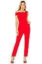 view 1 of 3 Haida Off Shoulder Jumpsuit in Red Berry