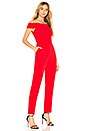 view 2 of 3 Haida Off Shoulder Jumpsuit in Red Berry