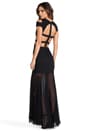 view 1 of 5 Cut-Out Maxi Dress in Black