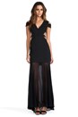 view 2 of 5 Cut-Out Maxi Dress in Black