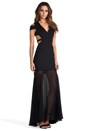 view 3 of 5 Cut-Out Maxi Dress in Black
