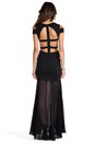 view 4 of 5 Cut-Out Maxi Dress in Black