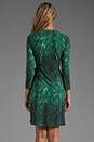 view 4 of 6 Adele Wrap Dress in Amazon Green Combo