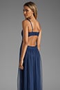 view 1 of 6 Mara Backless Dress in Classic Blue Combo