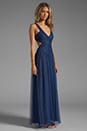 view 3 of 6 Mara Backless Dress in Classic Blue Combo