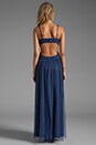 view 4 of 6 Mara Backless Dress in Classic Blue Combo