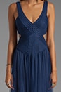 view 5 of 6 Mara Backless Dress in Classic Blue Combo