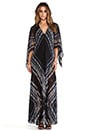 view 1 of 5 Izabel Maxi Caftan in Black Multi Combo