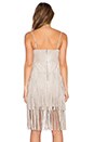view 3 of 4 Fringe Dress in Light Stone
