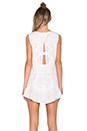 view 4 of 6 Vivian Crochet Open Back Dress in White Combo