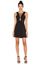 view 1 of 3 Britney Sheer Cutout Dress in Black
