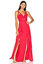view 1 of 3 Juliana Gown in Lipstick Red
