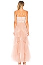 view 3 of 3 Oly Long Tulle Gown In Bare Pink in Bare Pink