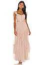 view 1 of 3 Tiered Ruffle Gown in Bare Pink