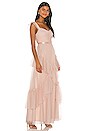 view 2 of 3 Tiered Ruffle Gown in Bare Pink
