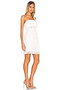 view 2 of 5 Strapless Ruffle Mini Dress in Off White