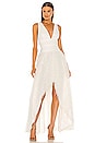 view 4 of 5 High Low Gown in Off White