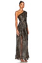 view 2 of 4 One Shoulder Gown in Black