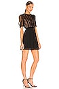 view 2 of 3 Pleated Mini Dress in Black