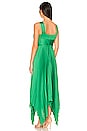 view 3 of 4 Asymmetrical Evening Dress in Medium Green