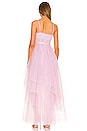 view 3 of 3 Corset Tiered Gown in Fair Orchid