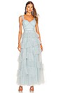 view 1 of 3 Tiered Ruffle Gown in Haze