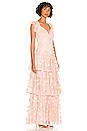 view 2 of 3 VESTIDO NOCHE LONG TIERED in Bare Pink