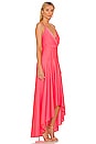 view 2 of 3 Crossback Evening Dress in Calypso Coral