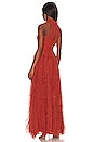 view 3 of 3 Pleated Gown in Cinnamon Stick